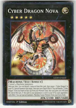 Cyber Dragon Nova LEDD-ENB30 Legendary Dragon Decks NM Yu-Gi-Oh - Image 1