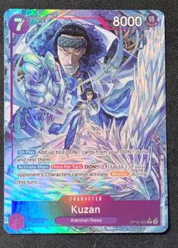 One Piece The Time of Battle OP-16 - Kuzan OP16-063 Rare ALT ART RARE - Image 1