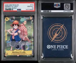 PSA 10 Monkey D. Luffy 111 Set Sail Event One Piece Promos One Piece 2025 - Image 3