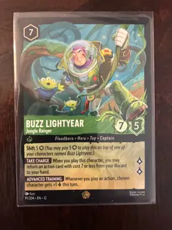 Buzz Lightyear - Jungle Ranger 91/204 Wilds Unknown Regular Disney Lorcana NM - Image 1