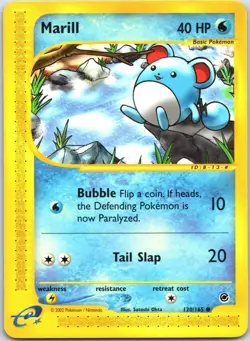 Marill 120/165 Expedition Pokemon TCG - Non-Holo (Lightly Played) - Image 1