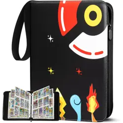 Scrapbook 900 Binder Trading Card Collection Pokemon Card Case Gift for Children - Image 1
