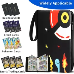 Scrapbook 900 Binder Trading Card Collection Pokemon Card Case Gift for Children - Image 4