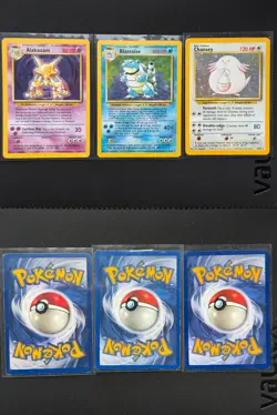Pokemon Card Collection: Base Set & Black Star Promo Cards in Vault X Binder - Image 2