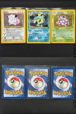 Pokemon Card Collection: Base Set & Black Star Promo Cards in Vault X Binder - Image 3