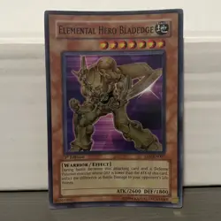 1ST EDITION ELEMENTAL HERO BLADEEDGE 1996 EEN-EN007 YUGIOH CARD (LP/MP) - Image 1