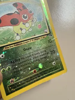🌴 Pokemon Ledyba Southern Islands 7/18 Reverse Holo Promo Card! - Image 3
