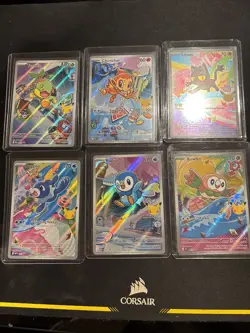 Pokemon 30th Turtwig Chimchar Litten Popplio Piplup Rowlet Promo Cards Lot - Image 1