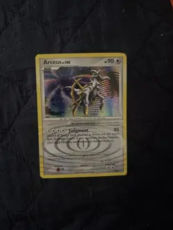 Pokemon TCG Arceus Lv100 DP50 Diamond and Pearl Promo Holo Card NM 2009 - Image 1