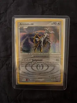 Pokemon TCG Arceus Lv100 DP50 Diamond and Pearl Promo Holo Card NM 2009 - Image 3