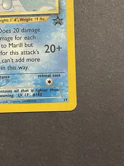Marill 29 WOTC Black Star Promo Pokemon Card - Image 3