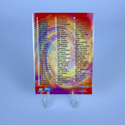 Pokemon Card - Checklist - Blue Logo - Topps Series 2 LP/NM - Image 2