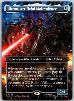 Ultron, Artificial Malevolence (Borderless) #344 - Mythic - Marvel Super Heroes - Image 1