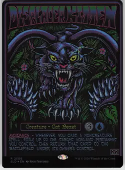 MTG Displacer Kitten Foil NM Secret Lair Drop Series Magic 2506 - Image 1