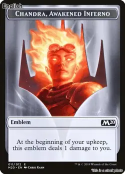 MTG Emblem - Chandra, Awakened Inferno [M20 - 11] MP - Image 1