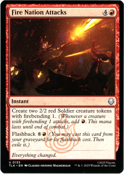 Fire Nation Attacks - 0133 - Avatar: The Last Airbender TLA - MTG - NM/M - Image 1