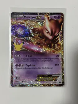 2021 Pokemon SWSH Celebrations Mewtwo EX Classic Collection 54/99 - Image 1