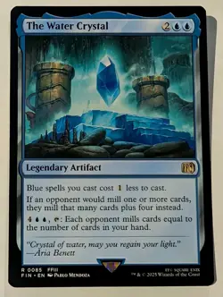 The Water Crystal Final Fantasy - MTG RARE - Image 1