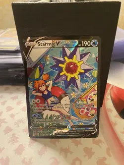 Pokemon Starmie V TG13/TG30 Astral Radiance TG Full Art Holo ENG 2022 - Image 1