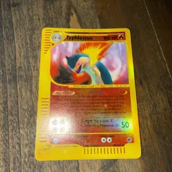 Pokemon TCG Typhlosion Expedition Base Set Reverse Holo Card 28/165 - Image 2