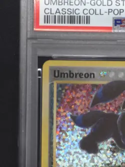 PSA 9 Mint 2021 Umbreon 17/17 GoldStar Pokemon Celebrations 25th Holobleed Error - Image 2
