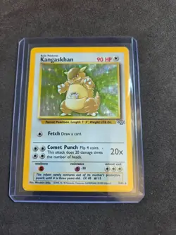 1999 Pokemon Jungle Kangaskhan 5/64 Holo Rare WOTC Vintage Card - Image 1