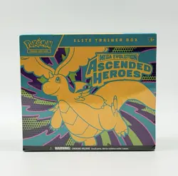 Pokemon Ascended Hero’s Etb New Factory Sealed Booster Box - Image 1