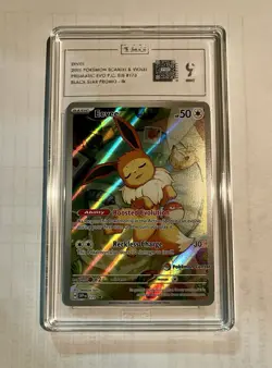 2025 Pokemon Eevee #173 Black Star Promo Pokemon Center Exclusive PSA 9 - Image 2