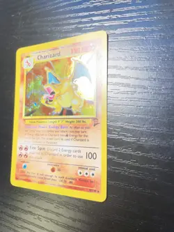 Pokemon Base Set 2 Charizard 4/130 Holo Rare English NM/LP - Image 2