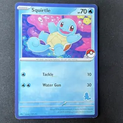Pokemon TCG Squirtle 0007 My First Battle Regular Basic 70 HP English 2023 - Image 1