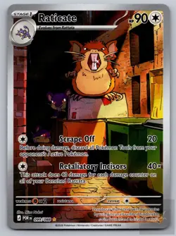 Raticate 099/088 Holo Illustration Rare Perfect Order Pokemon Holo Near Mint - Image 1
