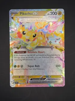 Pikachu ex 057/191 Double Rare Surging Sparks Pokemon Near Mint - Image 1