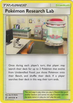 Pokemon Research Lab - 205/236 - Uncommon - Lightly Played - Image 1