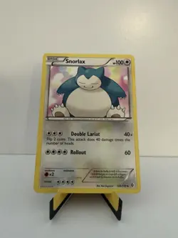 Pokemon TCG Snorlax Diamond & Pearl Set 37/130 Rare - Image 1