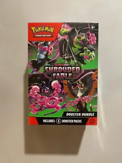 Pokemon TCG Shrouded Fable Booster Bundle 6 Packs, New Sealed - Image 1