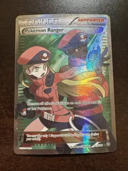 Pokemon Ranger 113/114 MP/Back Dent Pokemon TCG Steam Siege Full Art - Image 1