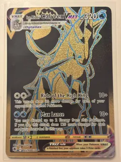 Ice Rider Calyrex VMAX Secret Rare Holo TG29/TG30 ENG 2022 NEAR MINT - Image 1
