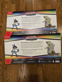 Pokemon Prismatic Lucario Ex Tyranitar Ex Premium Collection Lot of 2 Sealed - Image 2