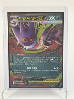 Mega Gengar EX 056/094 Pokemon TCG: ME02 Phantasmal Flames Double Rare Holo - Image 5
