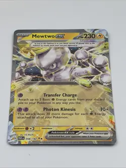 Mewtwo EX 058/182 Pokemon TCG: Scarlet & Violet - Paradox Rift Double Rare SV04 - Image 2
