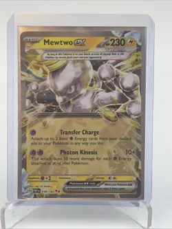 Mewtwo EX 058/182 Pokemon TCG: Scarlet & Violet - Paradox Rift Double Rare SV04 - Image 5