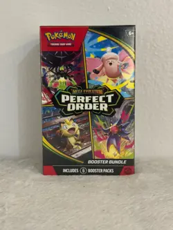 Pokemon TCG Mega Evolution Perfect Order Booster Bundle Factory Sealed - Image 1