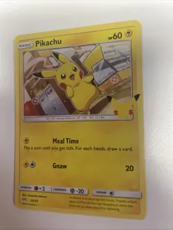 Pokemon TCG Pikachu 25/25 Regular 25th Anniversary McDonald’s Promo NM Free Ship - Image 1