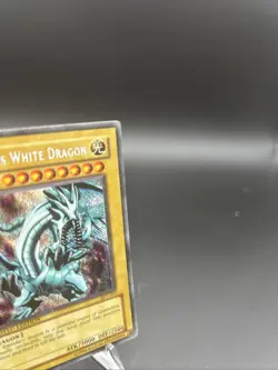 Yugioh Blue-Eyes White Dragon BPT-003 Secret Rare REVERSE FOIL ERROR MP - Image 3