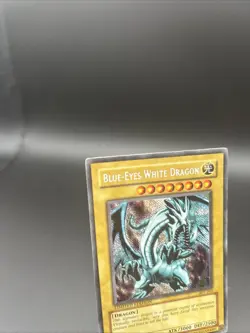 Yugioh Blue-Eyes White Dragon BPT-003 Secret Rare REVERSE FOIL ERROR MP - Image 4