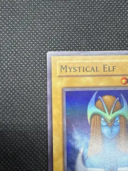 Yugioh Mystical Elf LOB-062 Super Rare Unlimited Edition Light Play Original - Image 3