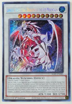 Lancea, Ancestral Dragon of the Ice Mountain RA05-EN045 Rarity Collection YuGiOh - Image 1