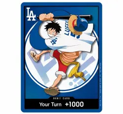ONE PIECE X DODGERS PROMO MONKEY D LUFFY DON CARD - CARD ONLY - PRESALE 7/2/26 - Image 1