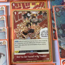 One Piece TCG OP16 Portgas.D.Ace Structure Deck -Ready to Play- NM English - Image 4