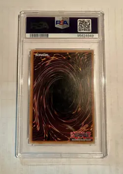 PSA 9 MINT 2010 Blue-Eyes White Dragon LOB-001 Ultra Rare *0046 Yugioh REPRINT - Image 2